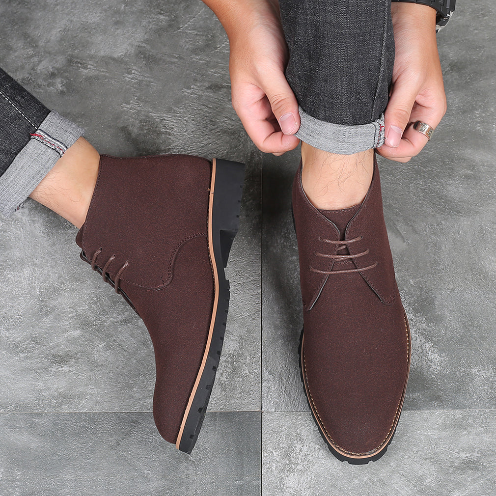 Men's Suede Plain Chukka Boots