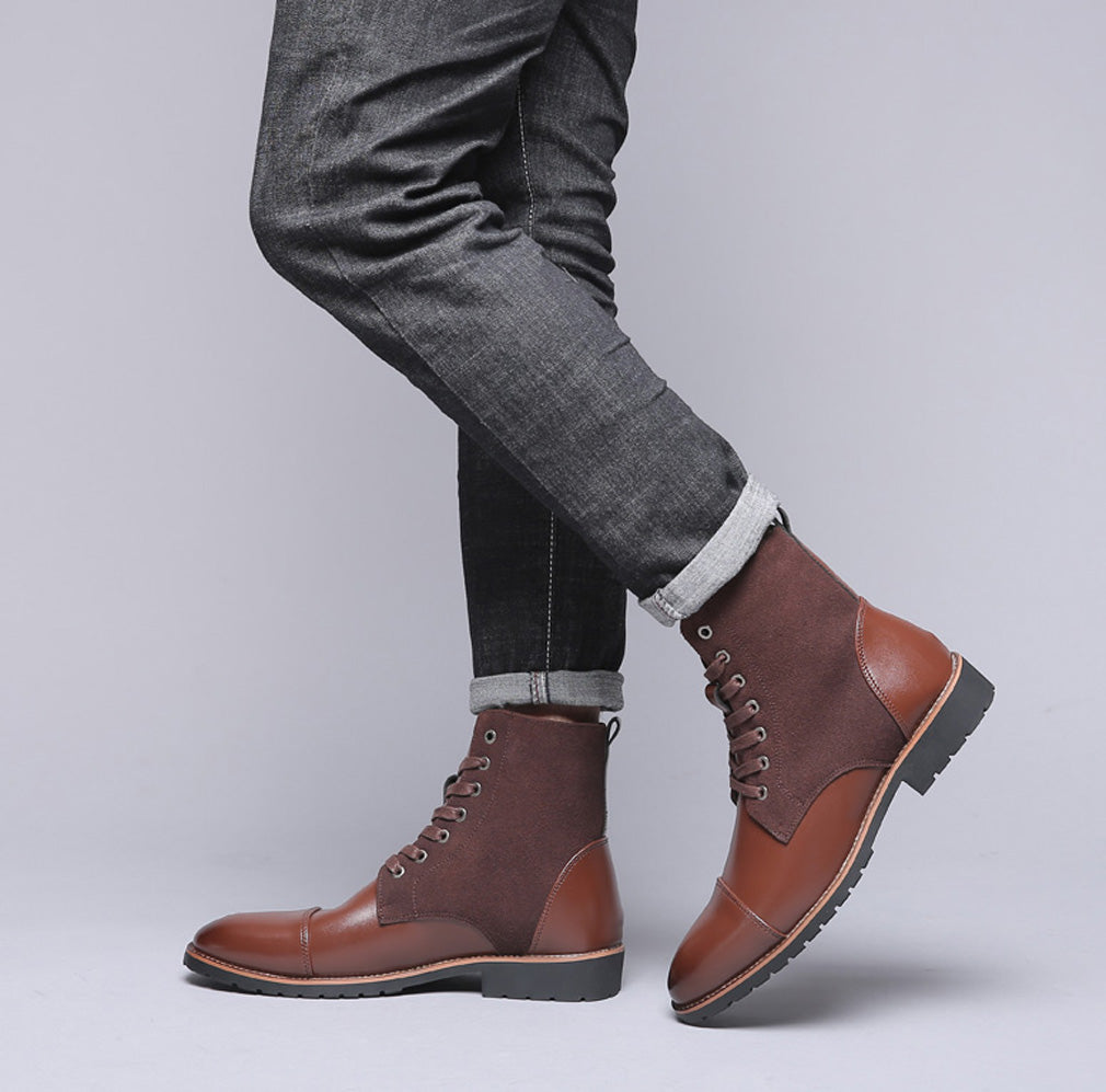 Botas de vestir para hombre por encima del tobillo
