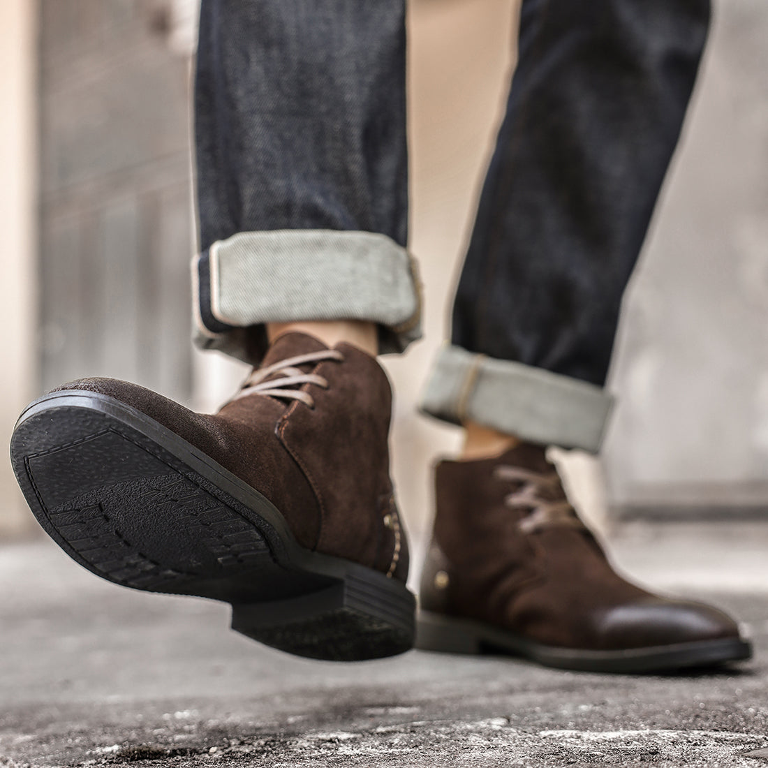 Men's Nubuck Casual Dress Boots