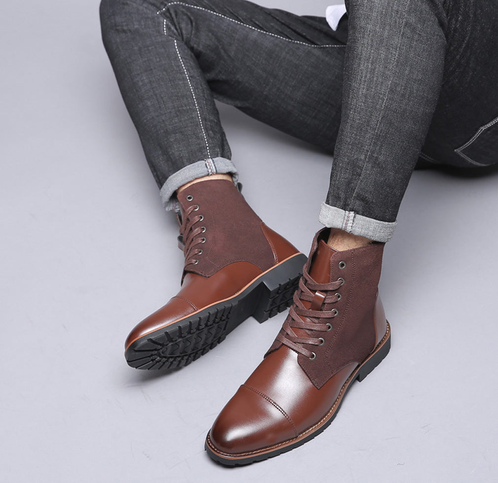 Botas de vestir para hombre por encima del tobillo