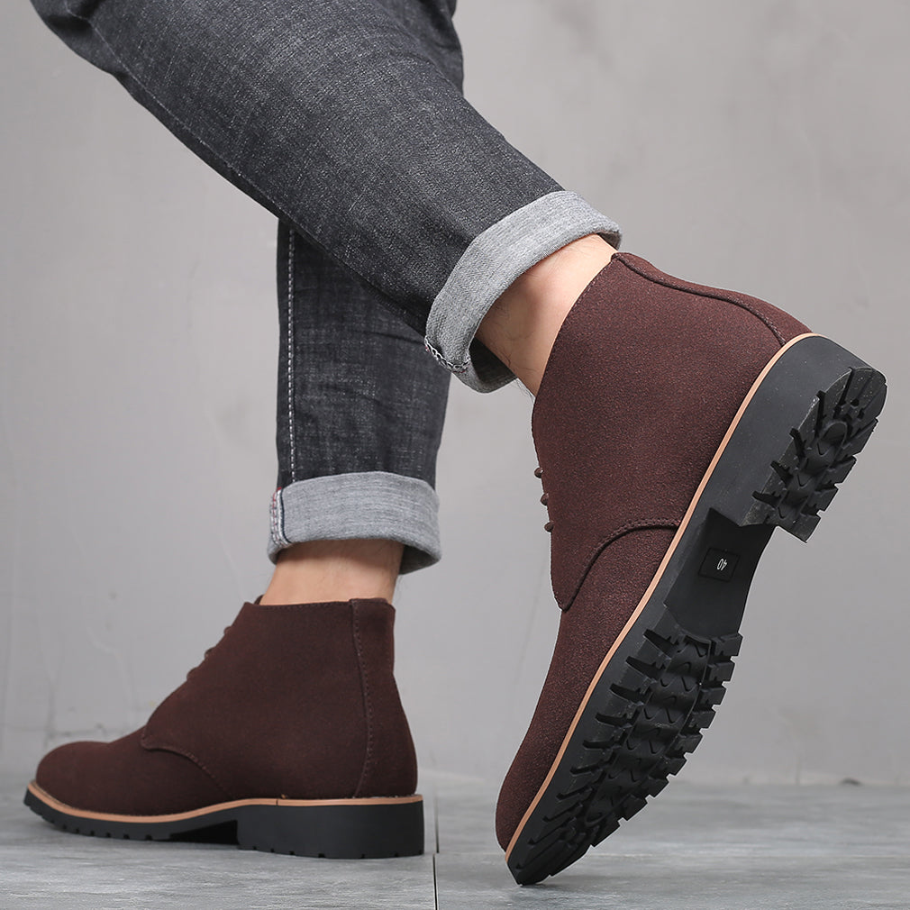 Men's Suede Plain Chukka Boots