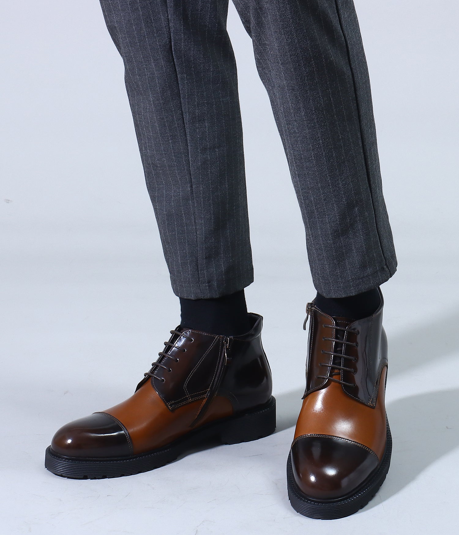 Men's Leather Fashion Casual Dress Boots – Santimon