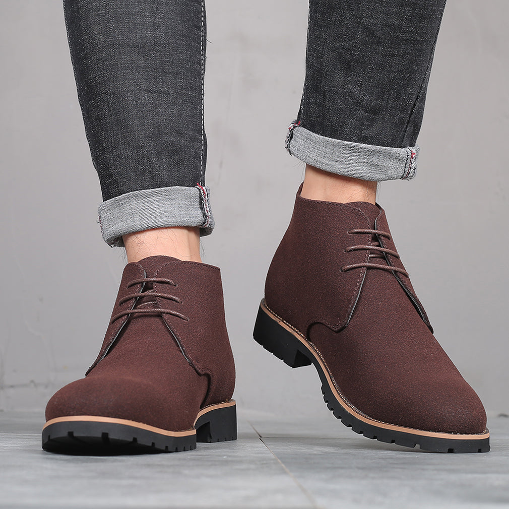 Men's Suede Plain Chukka Boots