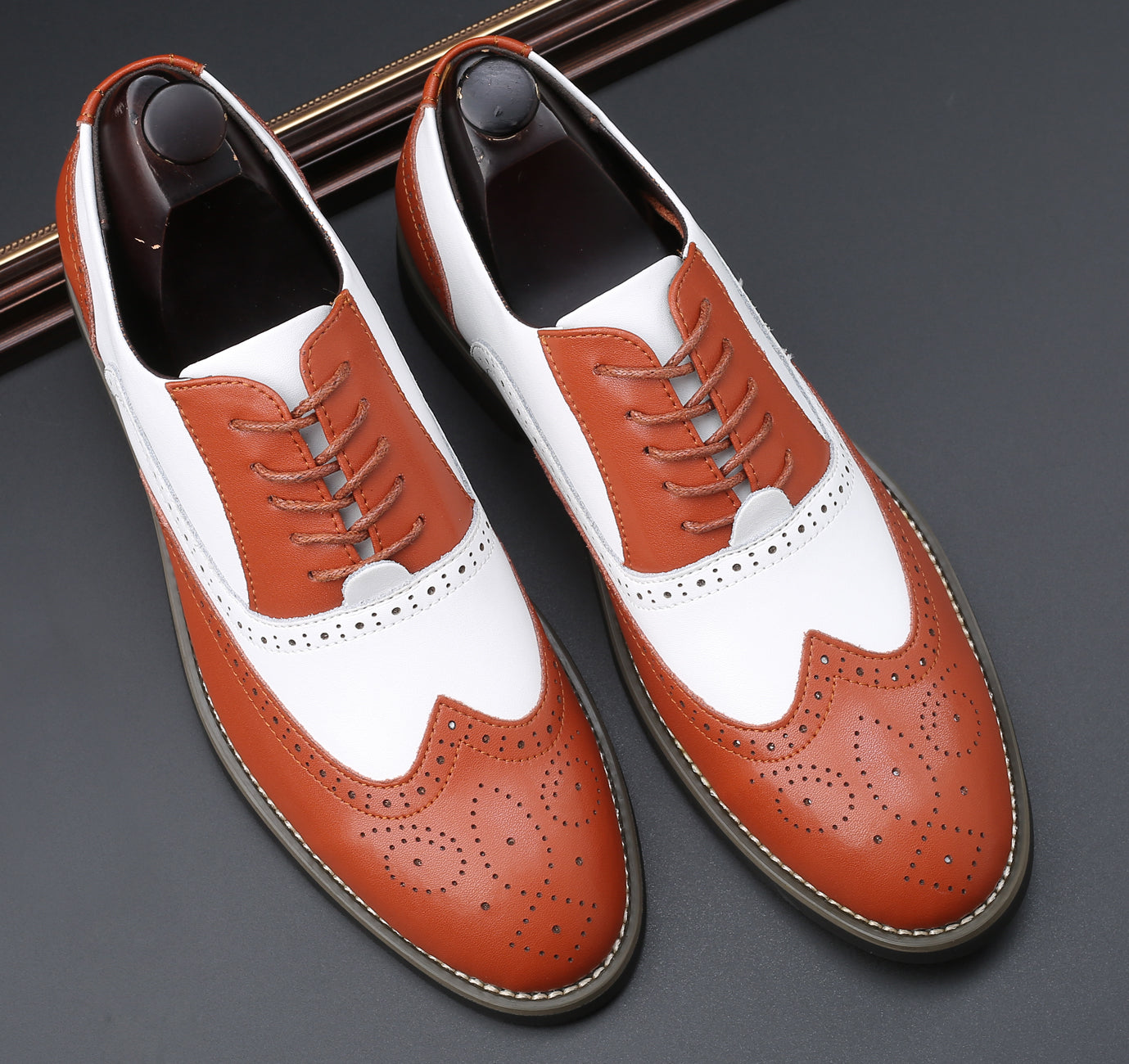 Men's Wingtip Brogue Classic Oxfords – Santimon