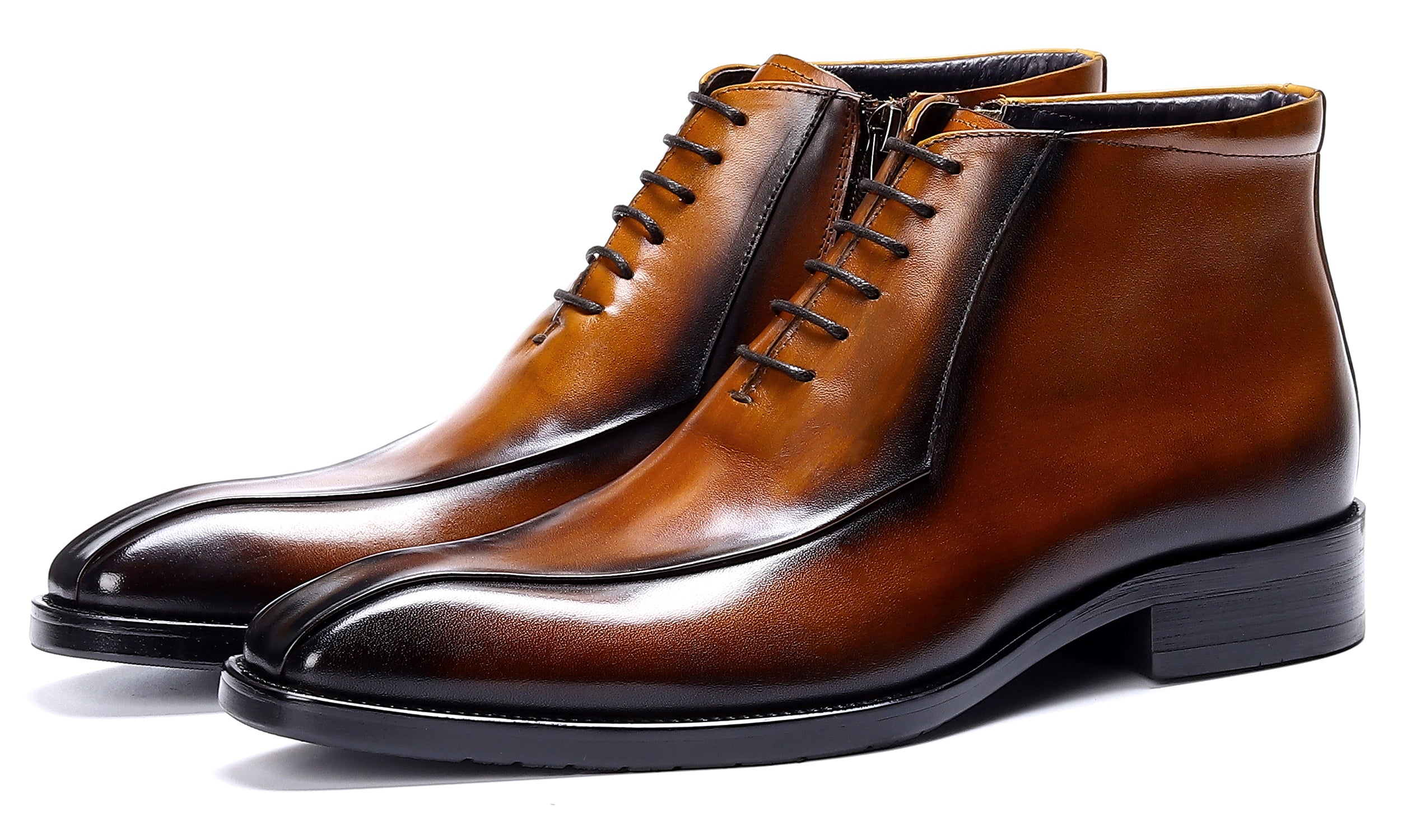 Men's Leather Fashion Formal Dress Boots