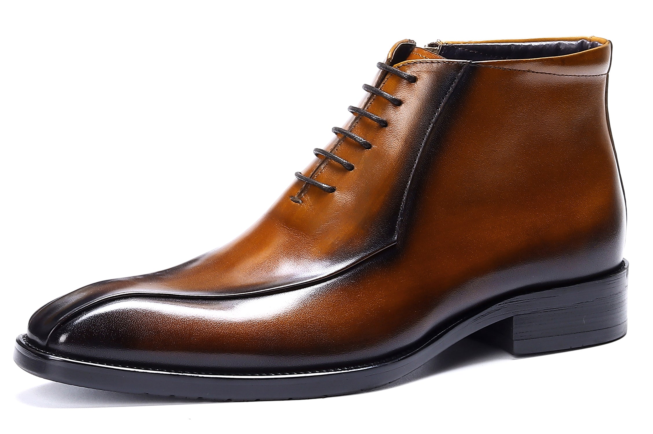 Men's Leather Fashion Formal Dress Boots