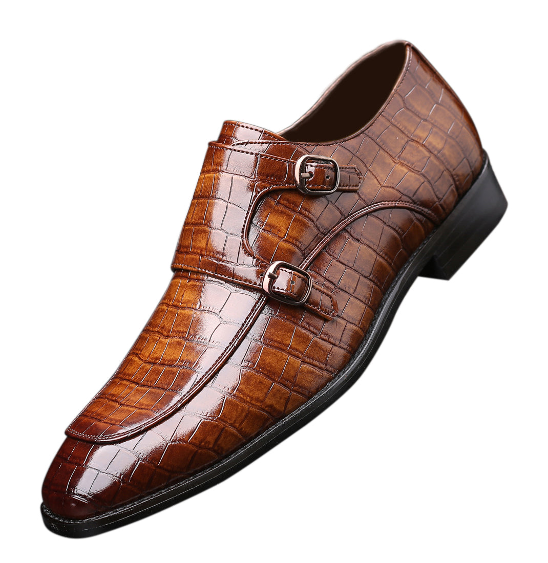 Men's Double Monk Strap Loafers