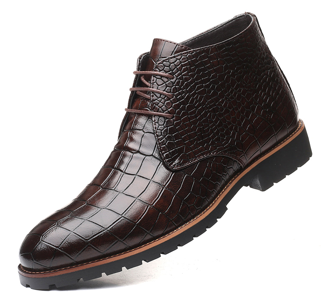 Botas casuales en relieve para hombre