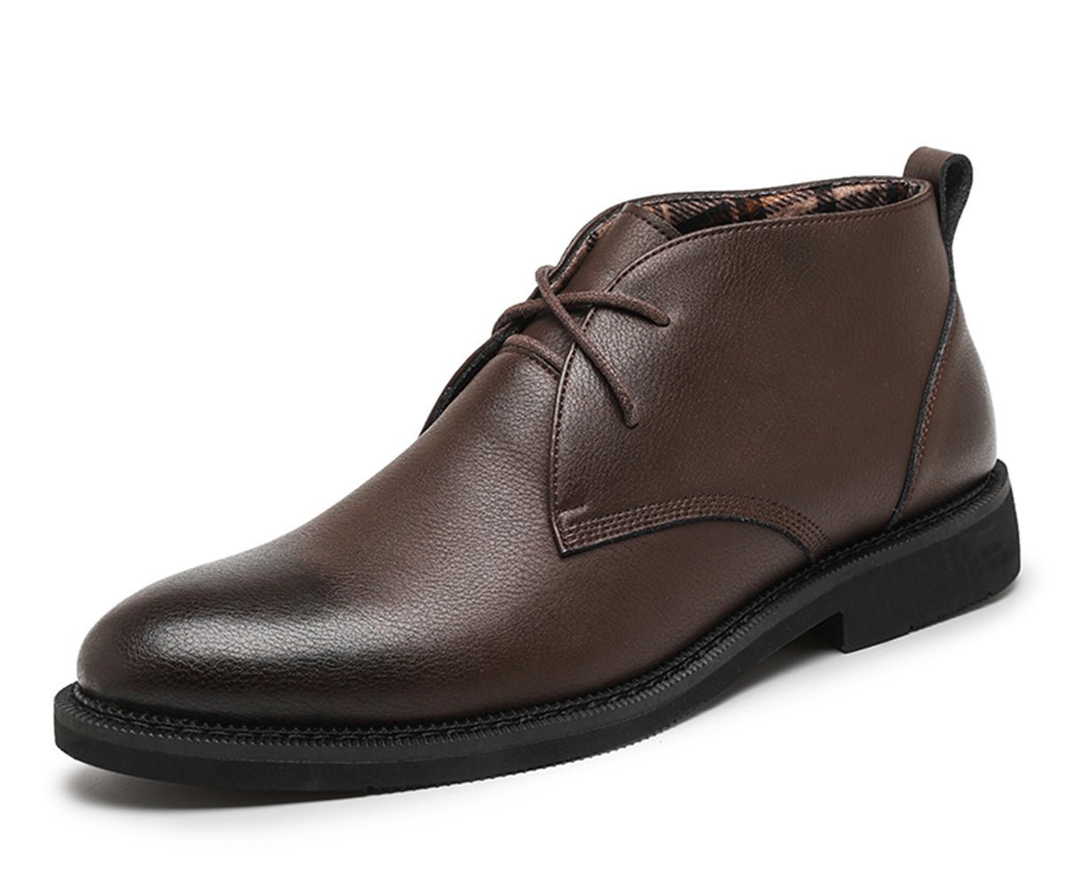 Santimon Genuine Leather Chukka Boots