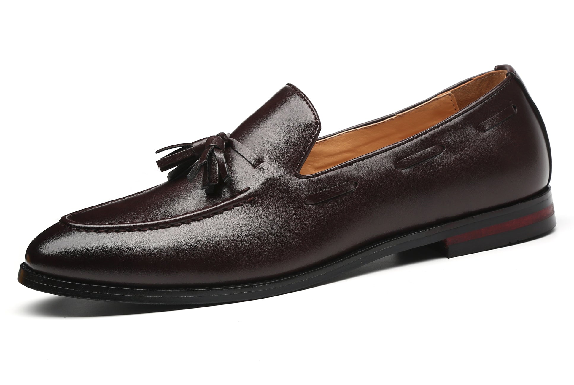 Men's Tassel Loafers Driving Flats Black Brown