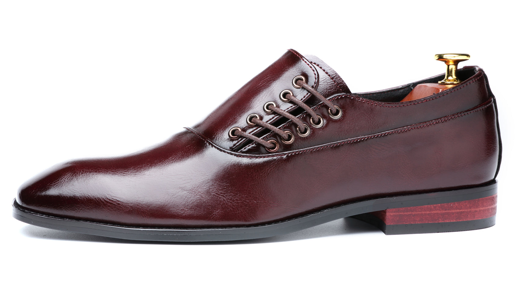 Men's Side Lace Dress Loafers