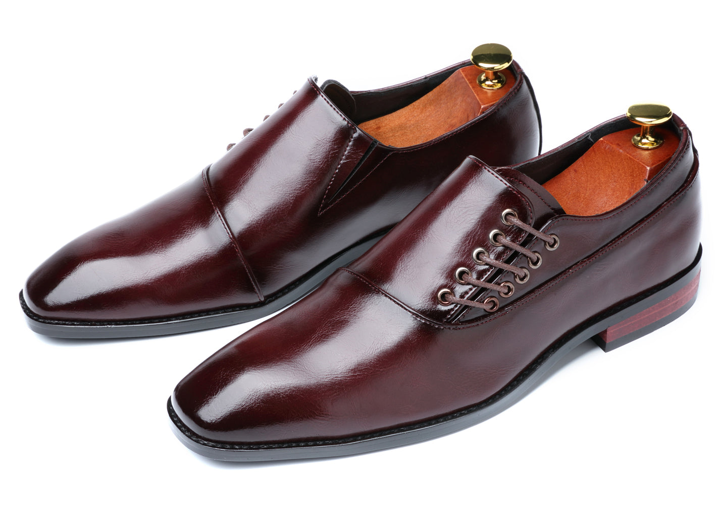 Men's Side Lace Dress Loafers