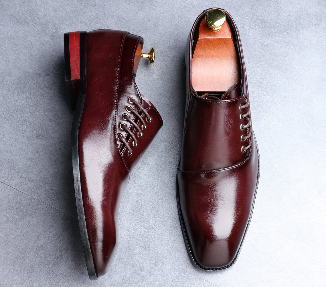 Men's Side Lace Dress Loafers