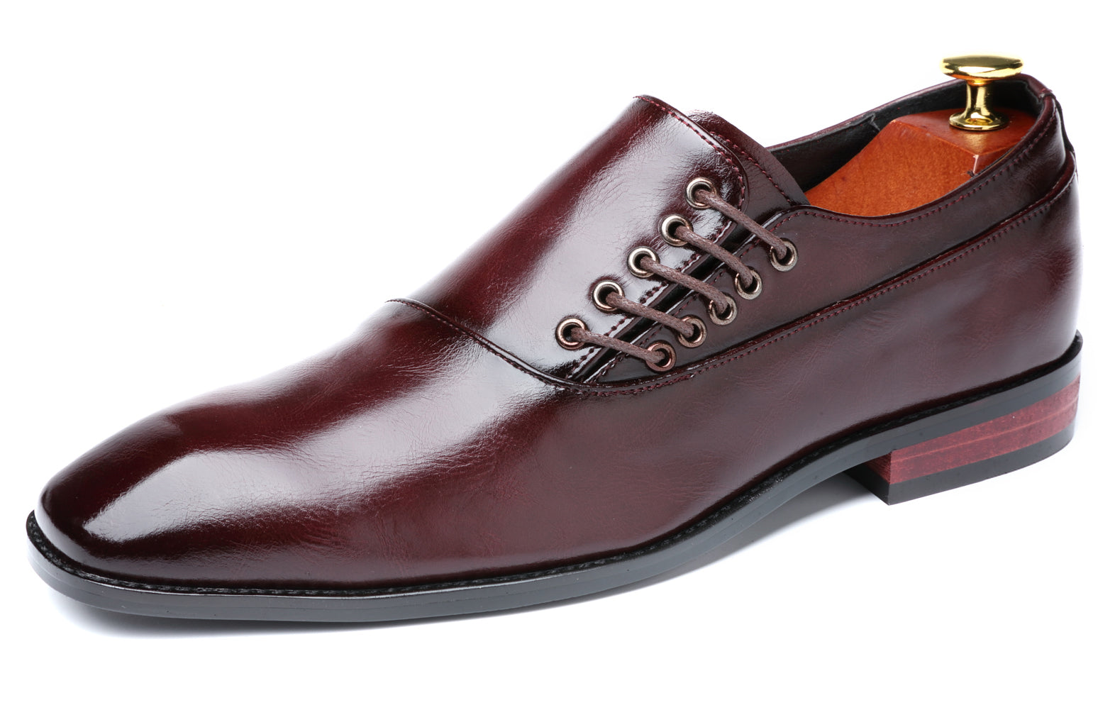 Men's Side Lace Dress Loafers