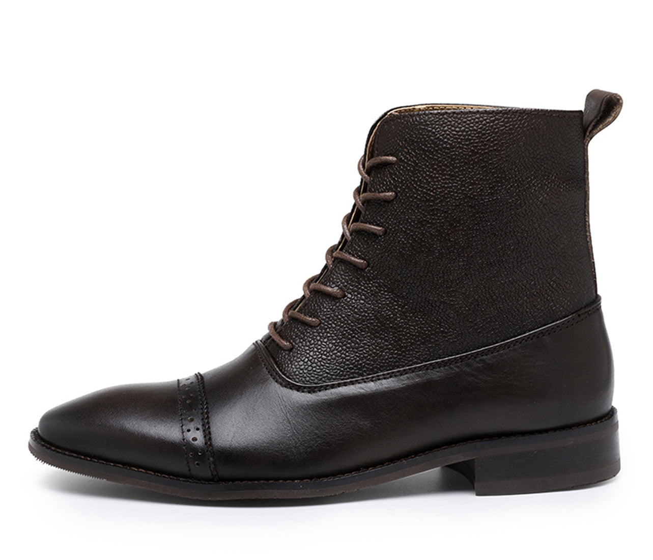 Botas de vestir Brogue para hombre por encima del tobillo