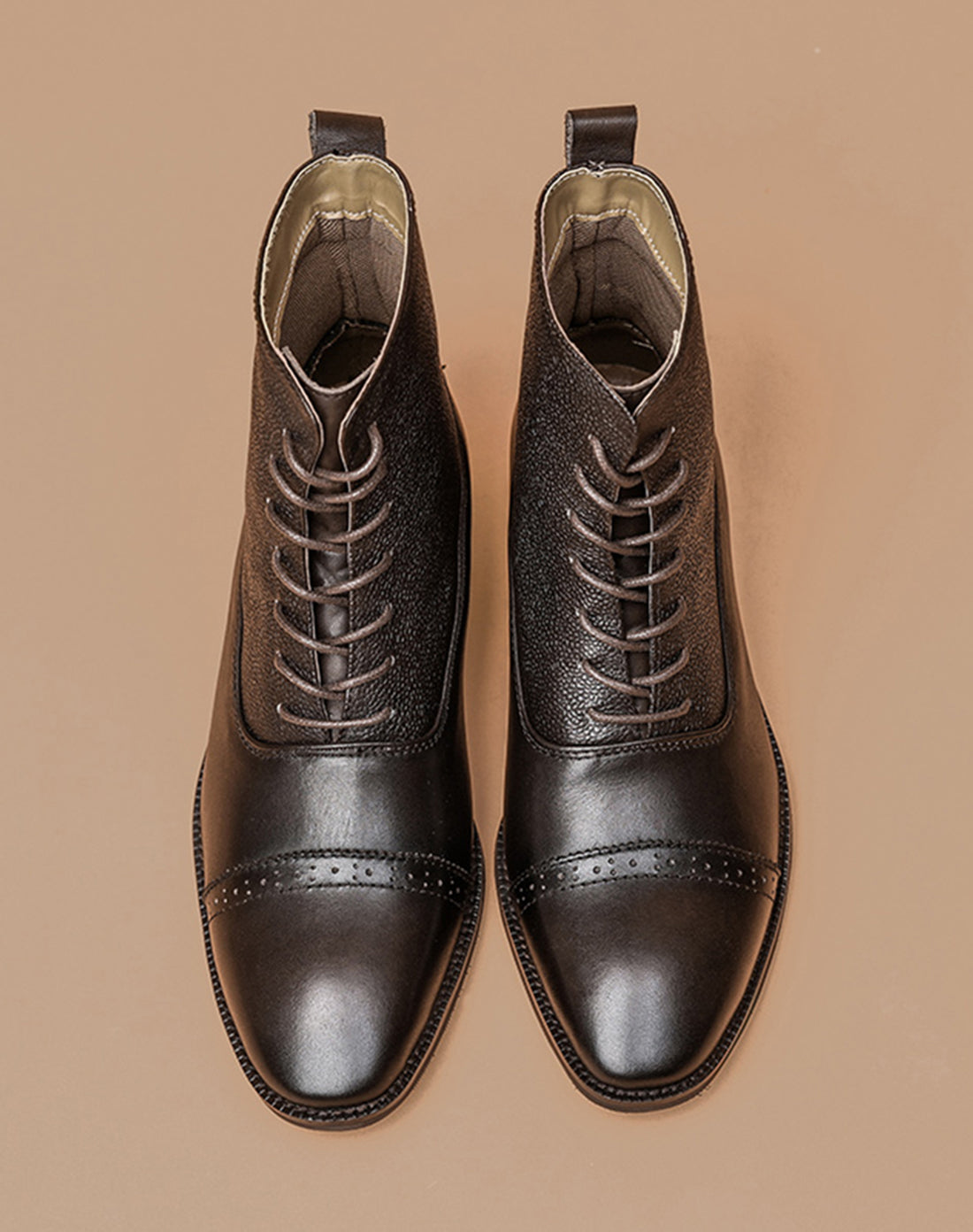 Botas de vestir Brogue para hombre por encima del tobillo