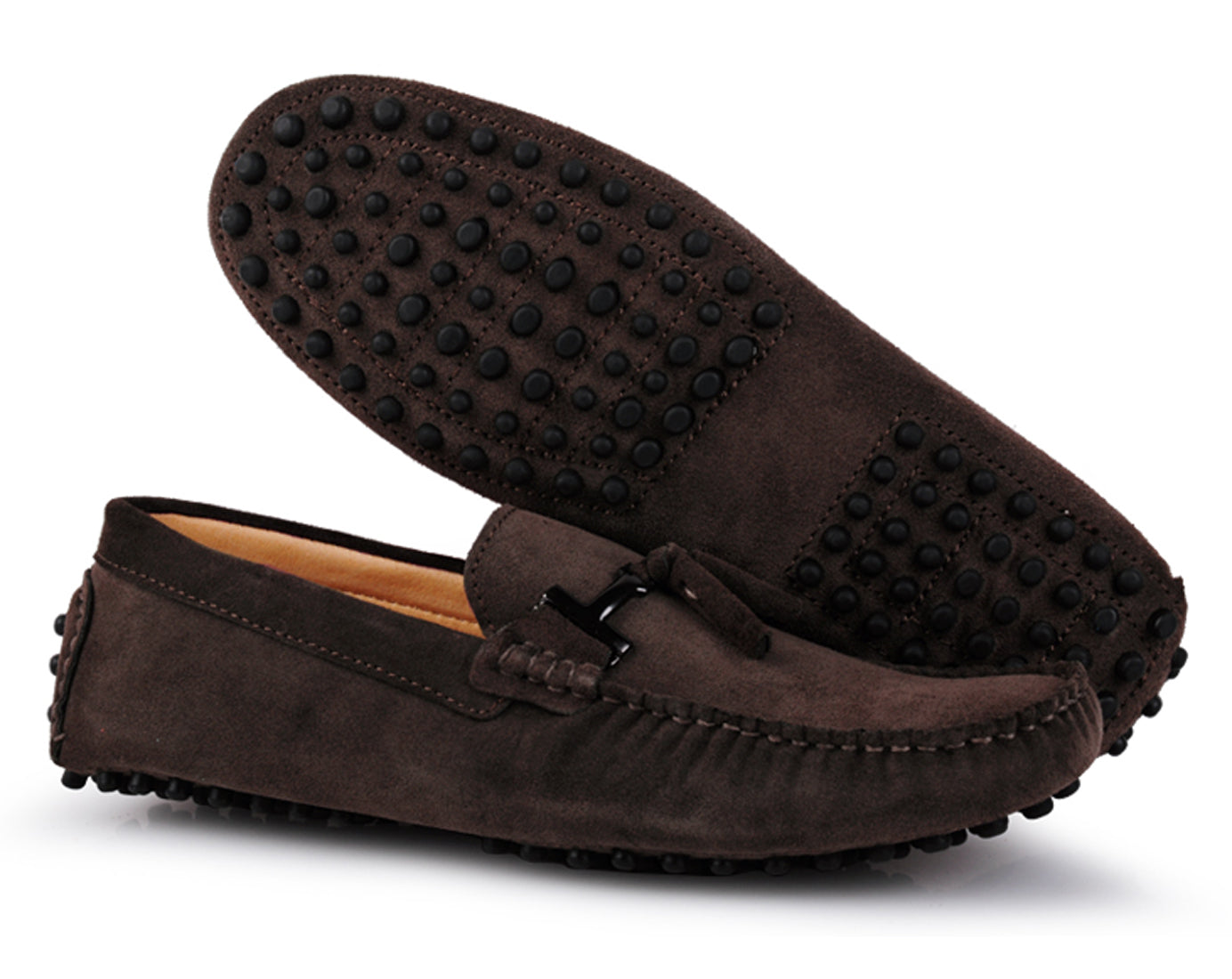 Mocasines de conducción con borlas para hombre