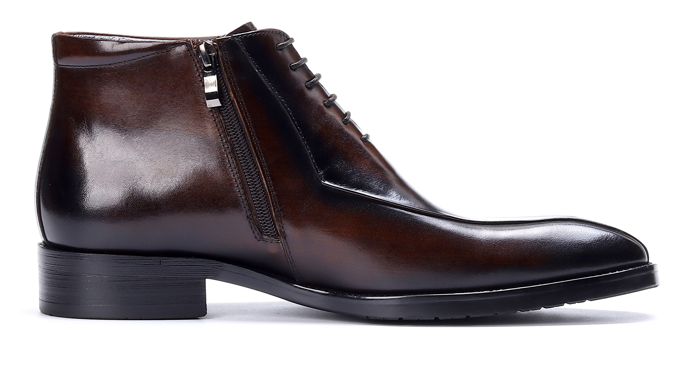 Men's Leather Fashion Formal Dress Boots