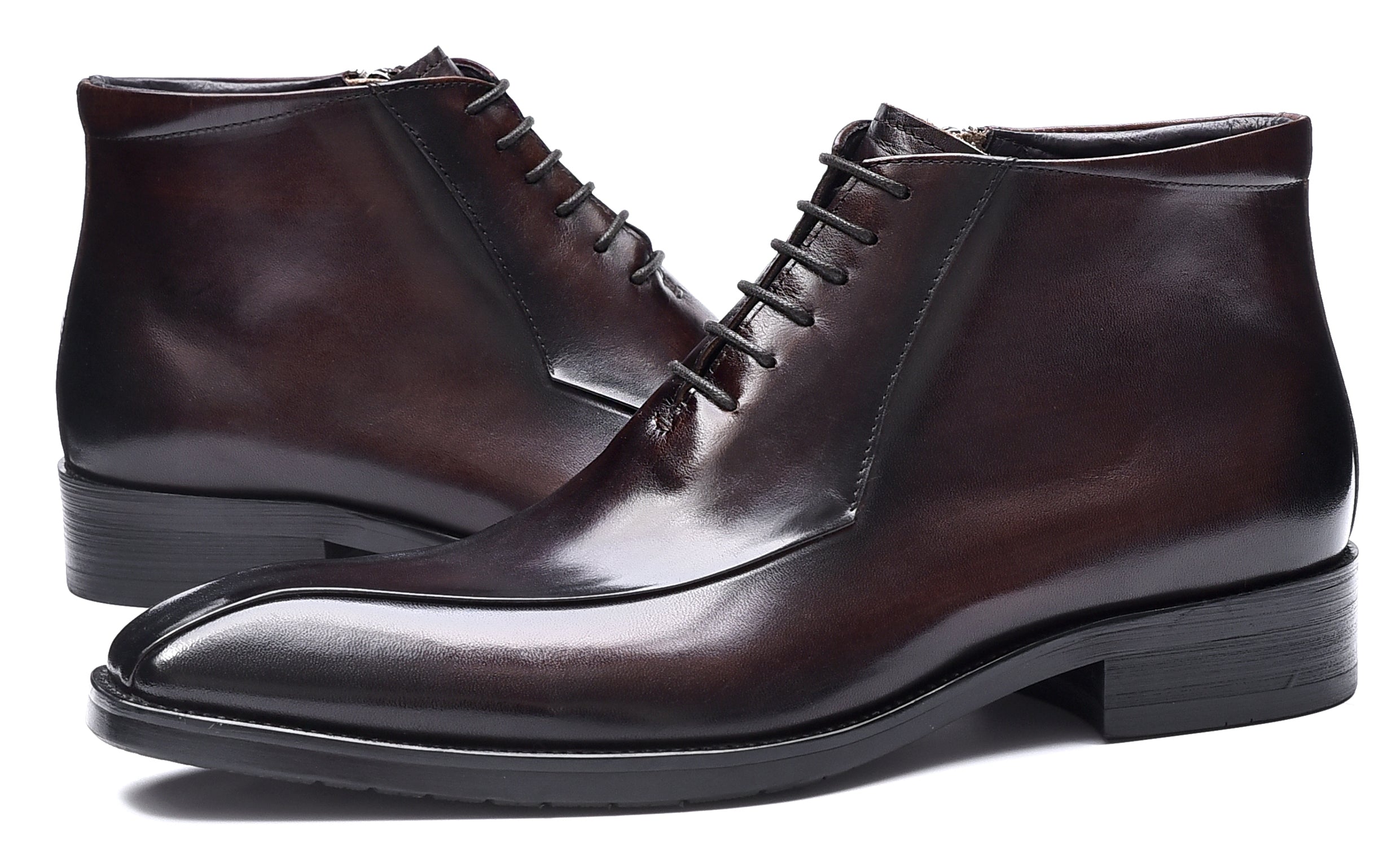 Men's Leather Fashion Formal Dress Boots