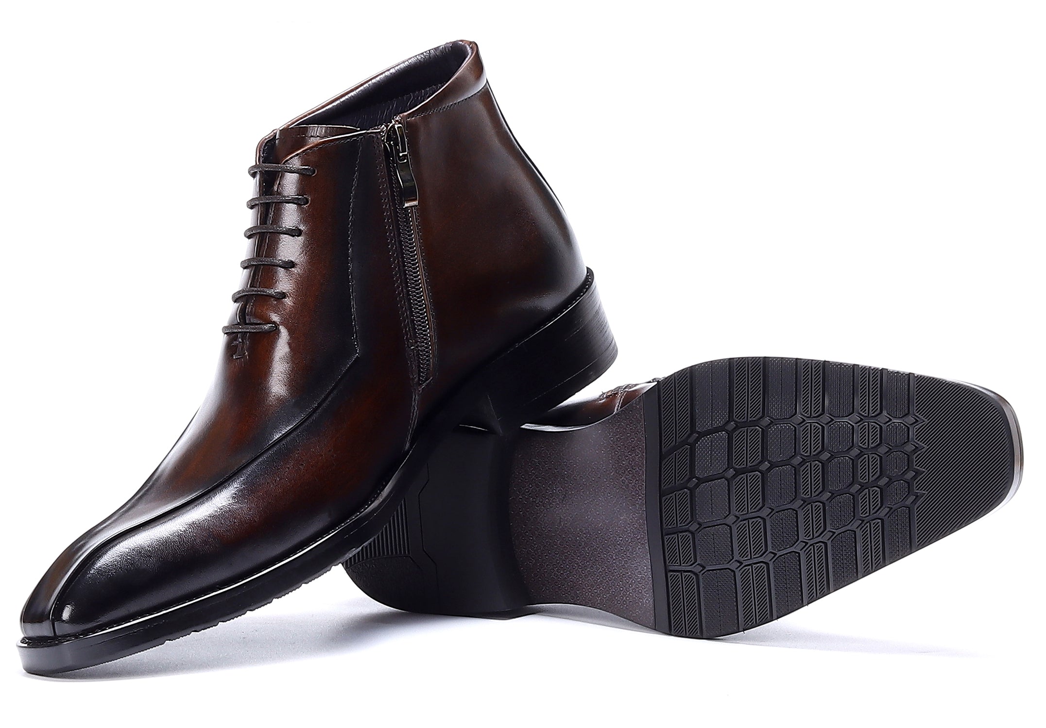 Men's Leather Fashion Formal Dress Boots