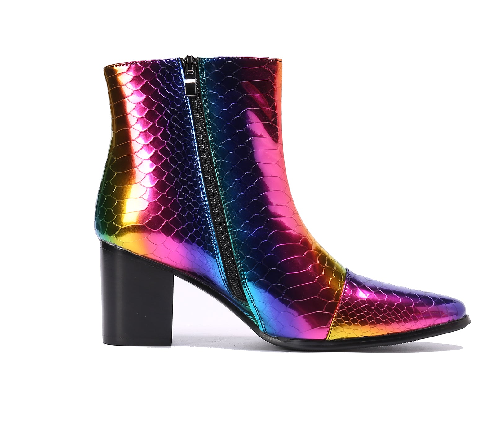 Men's Pointed Toe Leather Western Boots