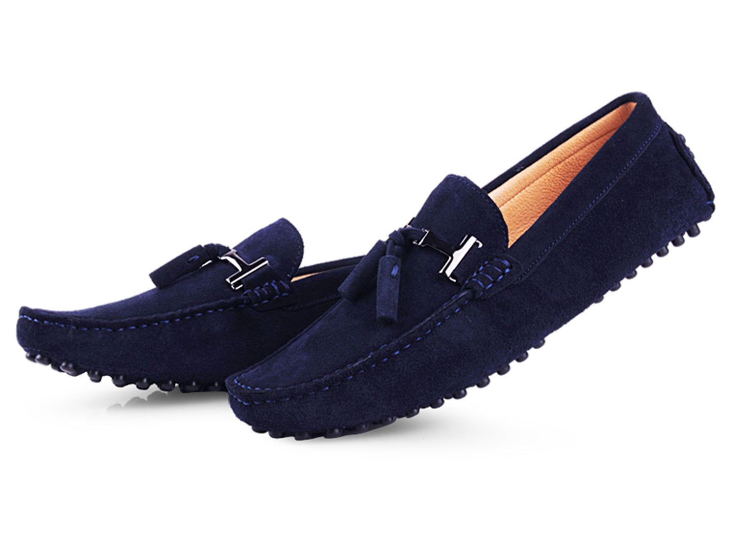 Mocasines de conducción con borlas para hombre