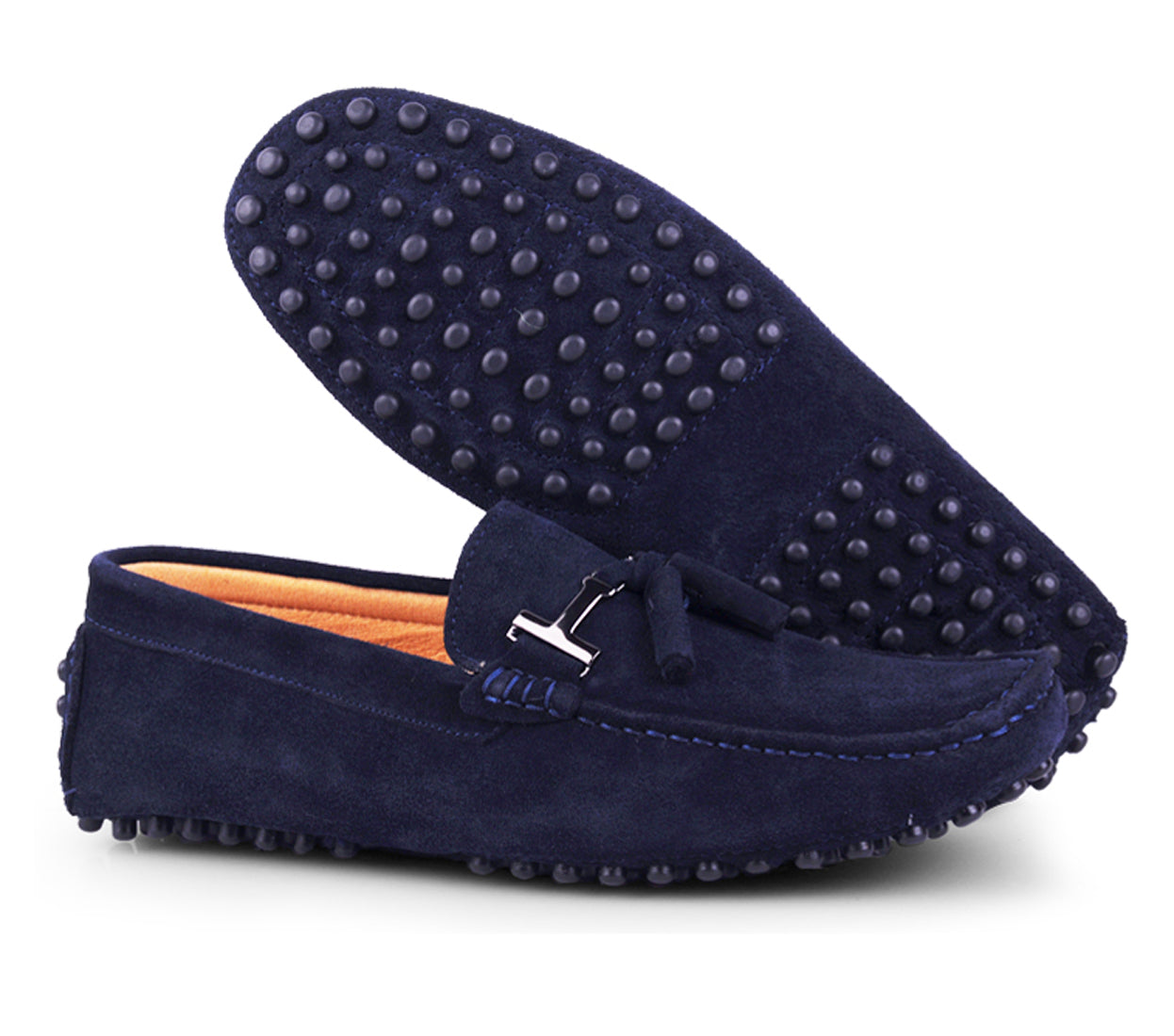 Mocasines de conducción con borlas para hombre