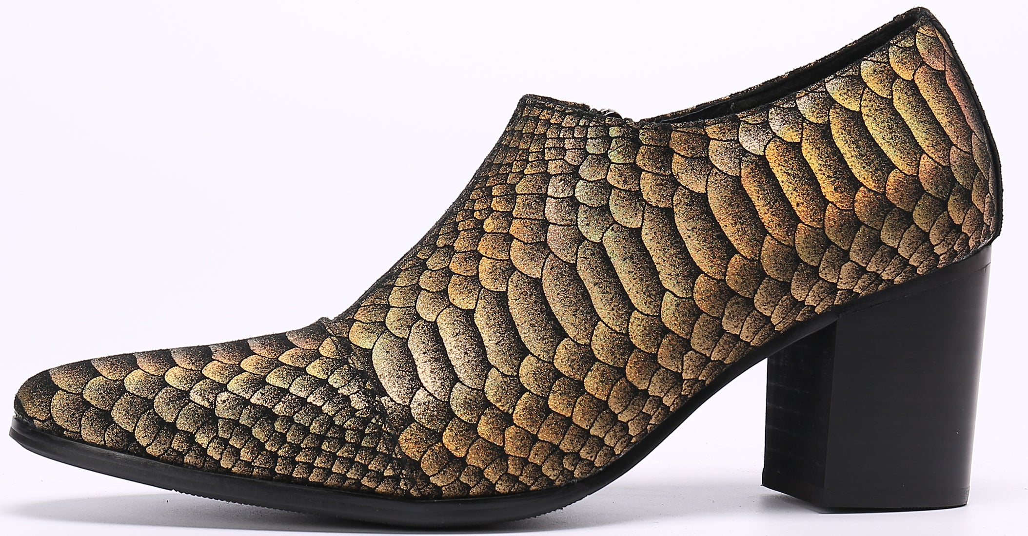 Men's Fashion Leather Slip-on Opera Pumps