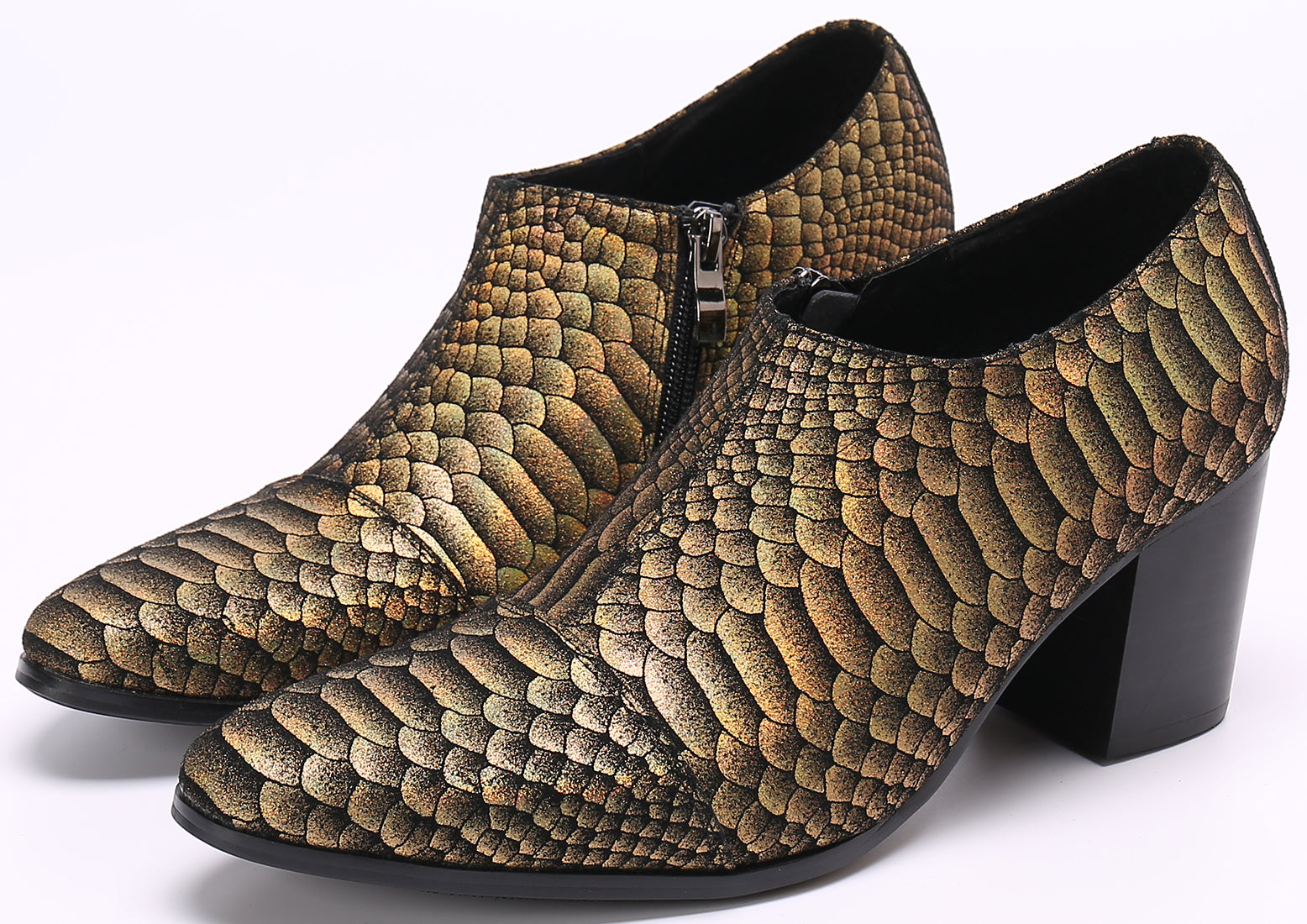 Men's Fashion Leather Slip-on Opera Pumps
