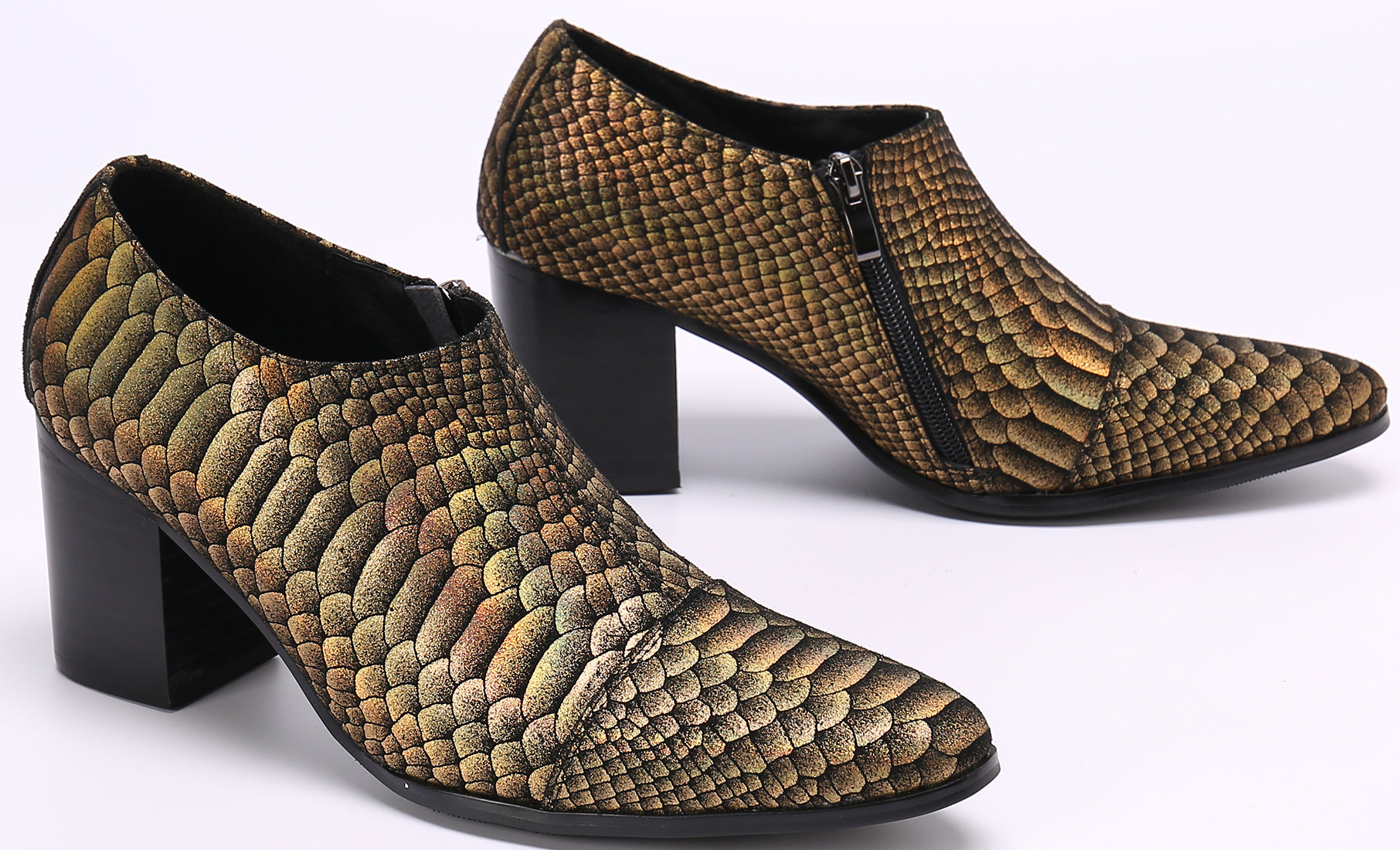Men's Fashion Leather Slip-on Opera Pumps