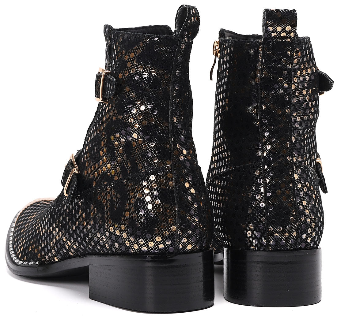 Men's Western Boots Metal Tip High Top