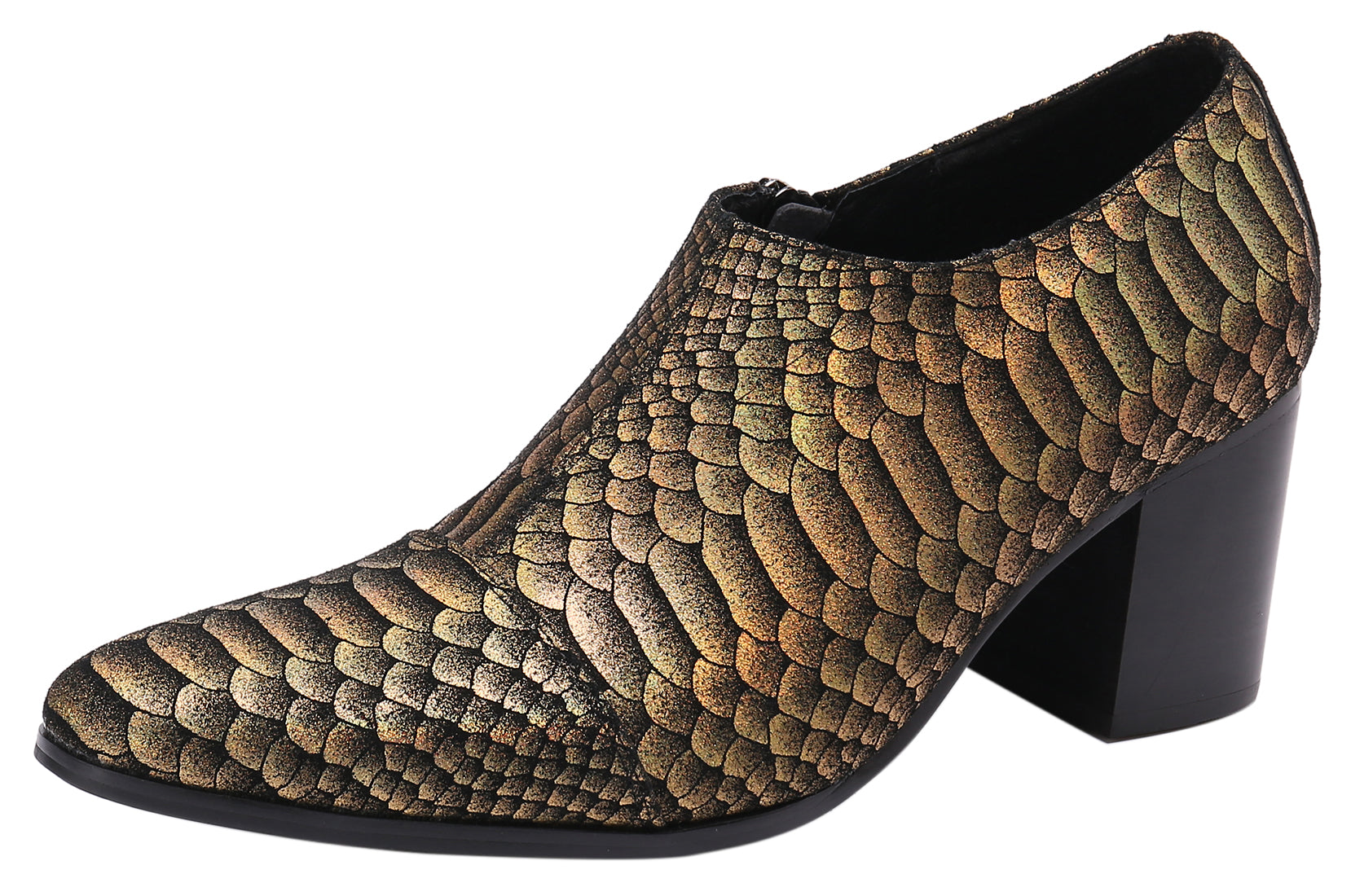 Men's Fashion Leather Slip-on Opera Pumps