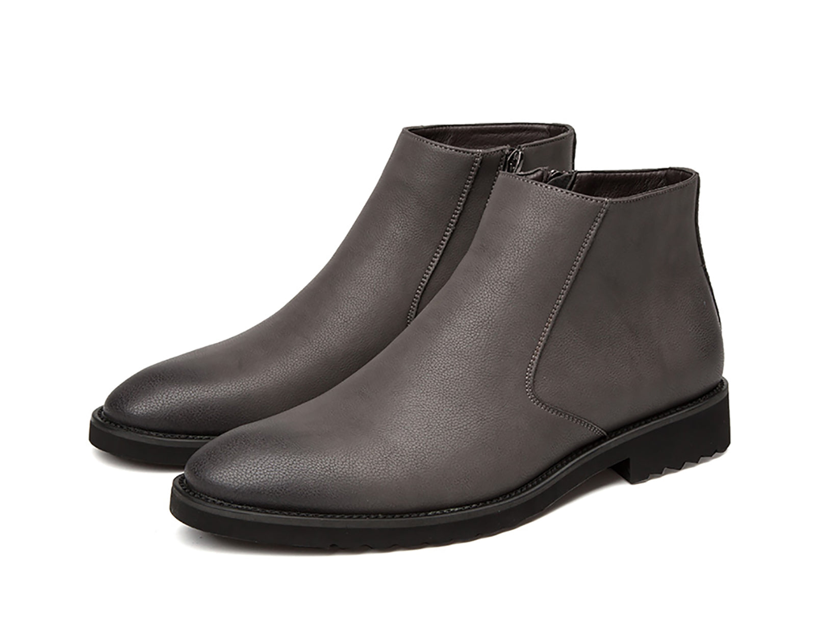 Men's  Chelsea Boots Leather Zipper