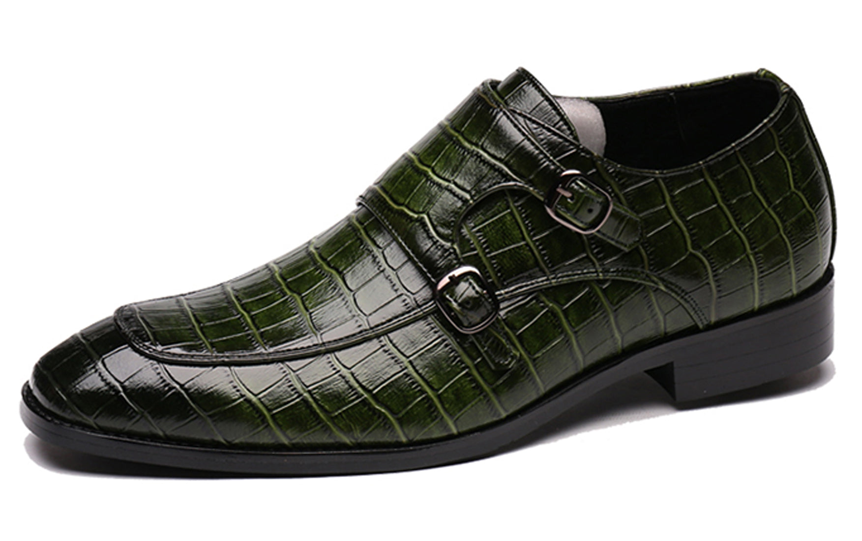 Men's Double Monk Strap Loafers