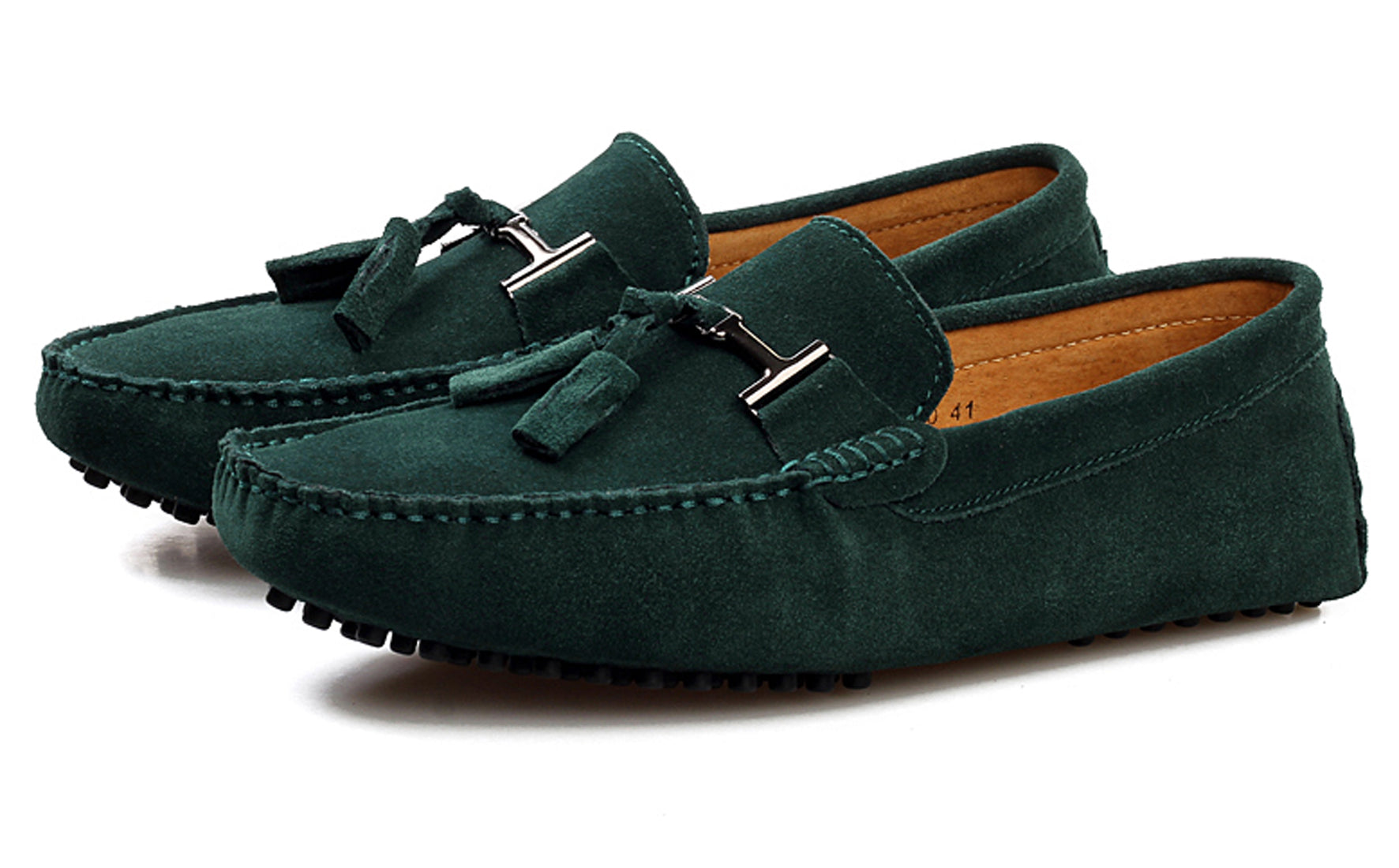 Mocasines de conducción con borlas para hombre