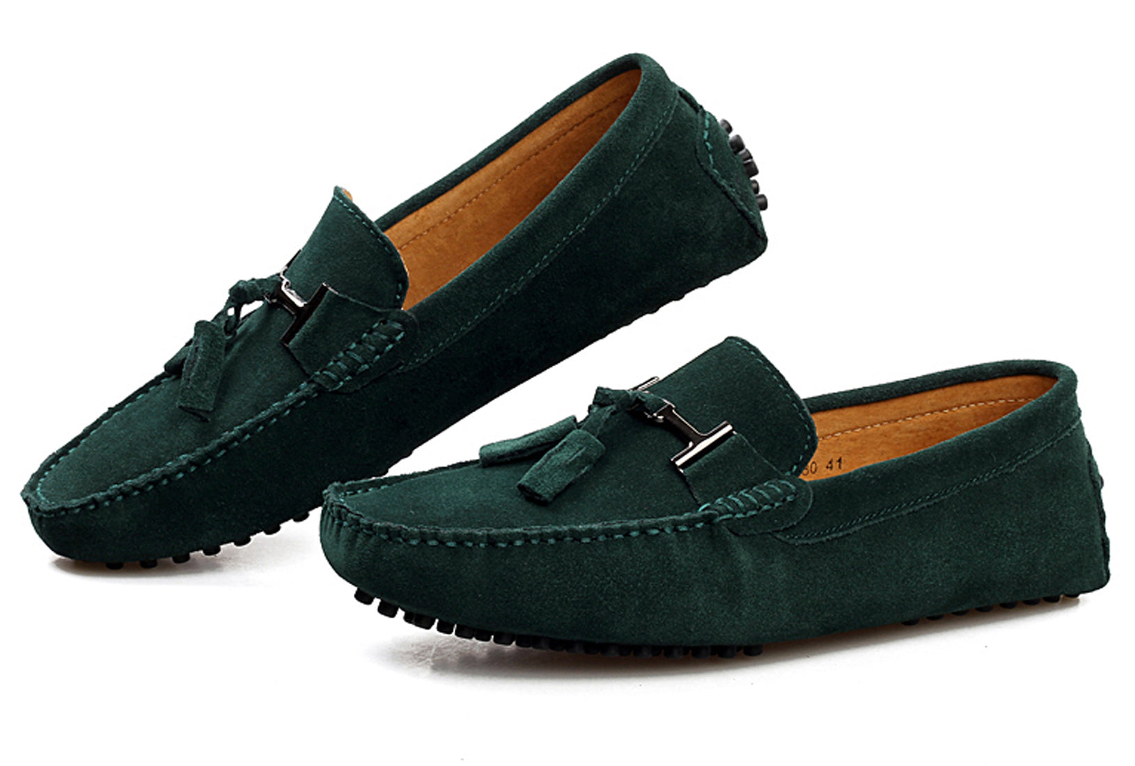 Mocasines de conducción con borlas para hombre