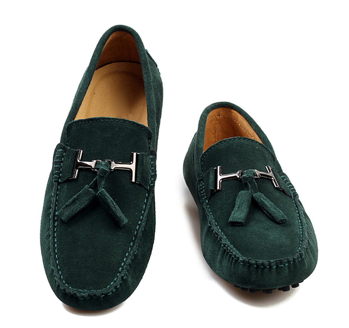 Mocasines de conducción con borlas para hombre