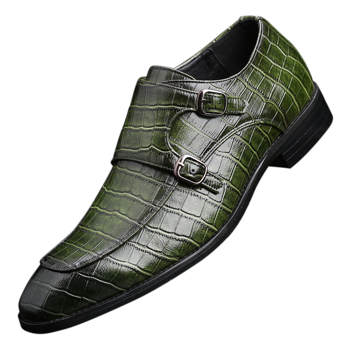 Men's Double Monk Strap Loafers