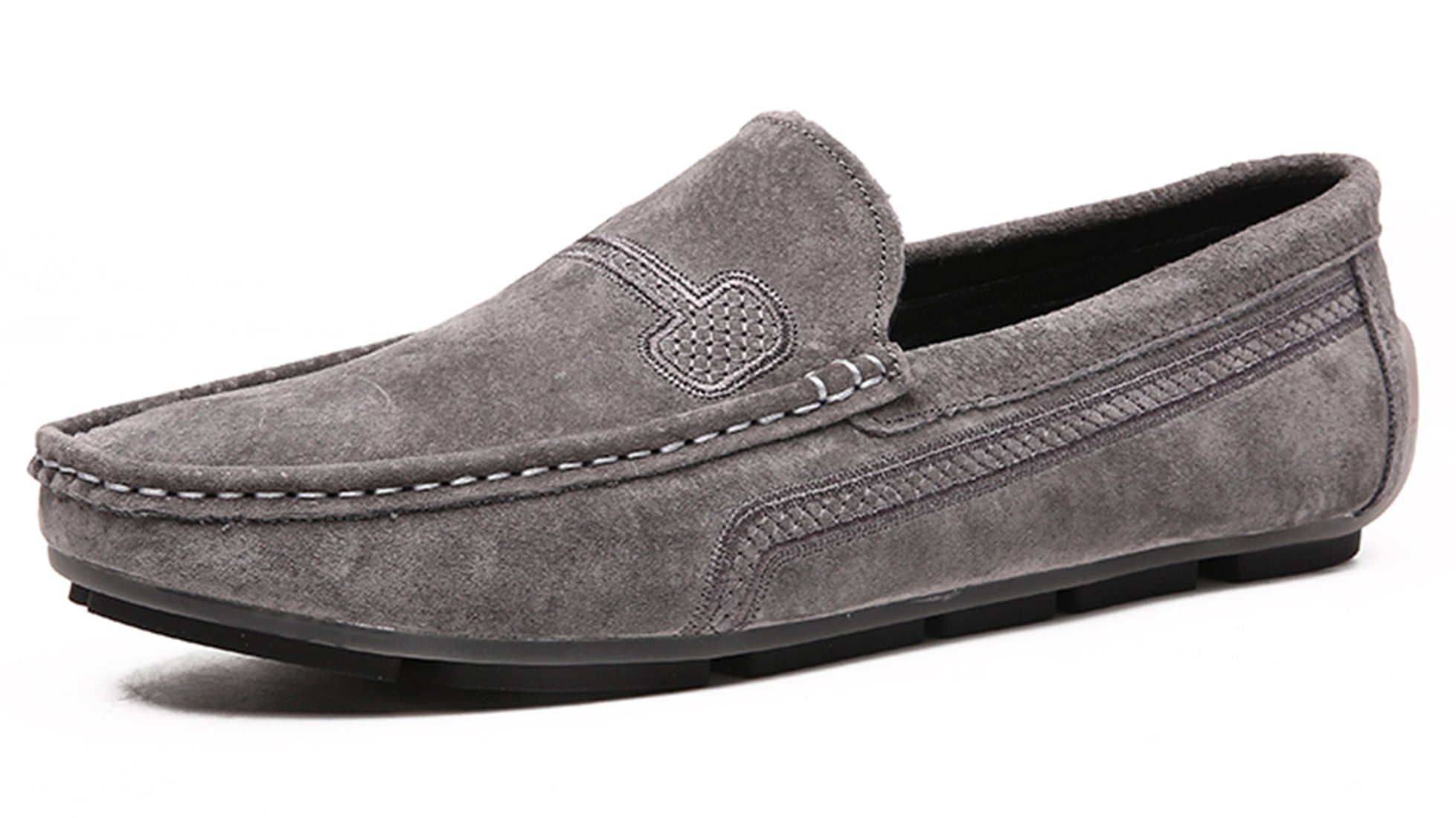 Mocasines de conducción con costuras para hombre