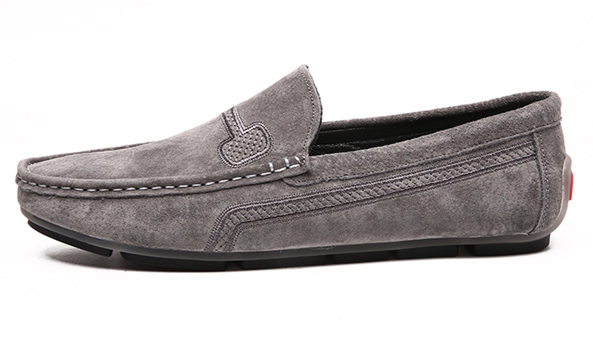 Mocasines de conducción con costuras para hombre