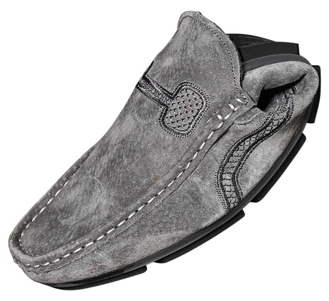 Mocasines de conducción con costuras para hombre
