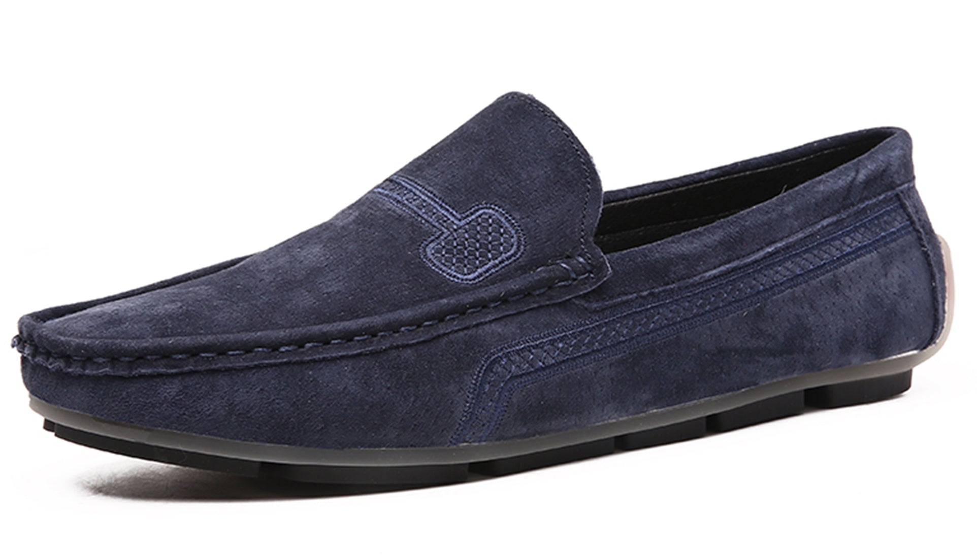 Mocasines de conducción con costuras para hombre