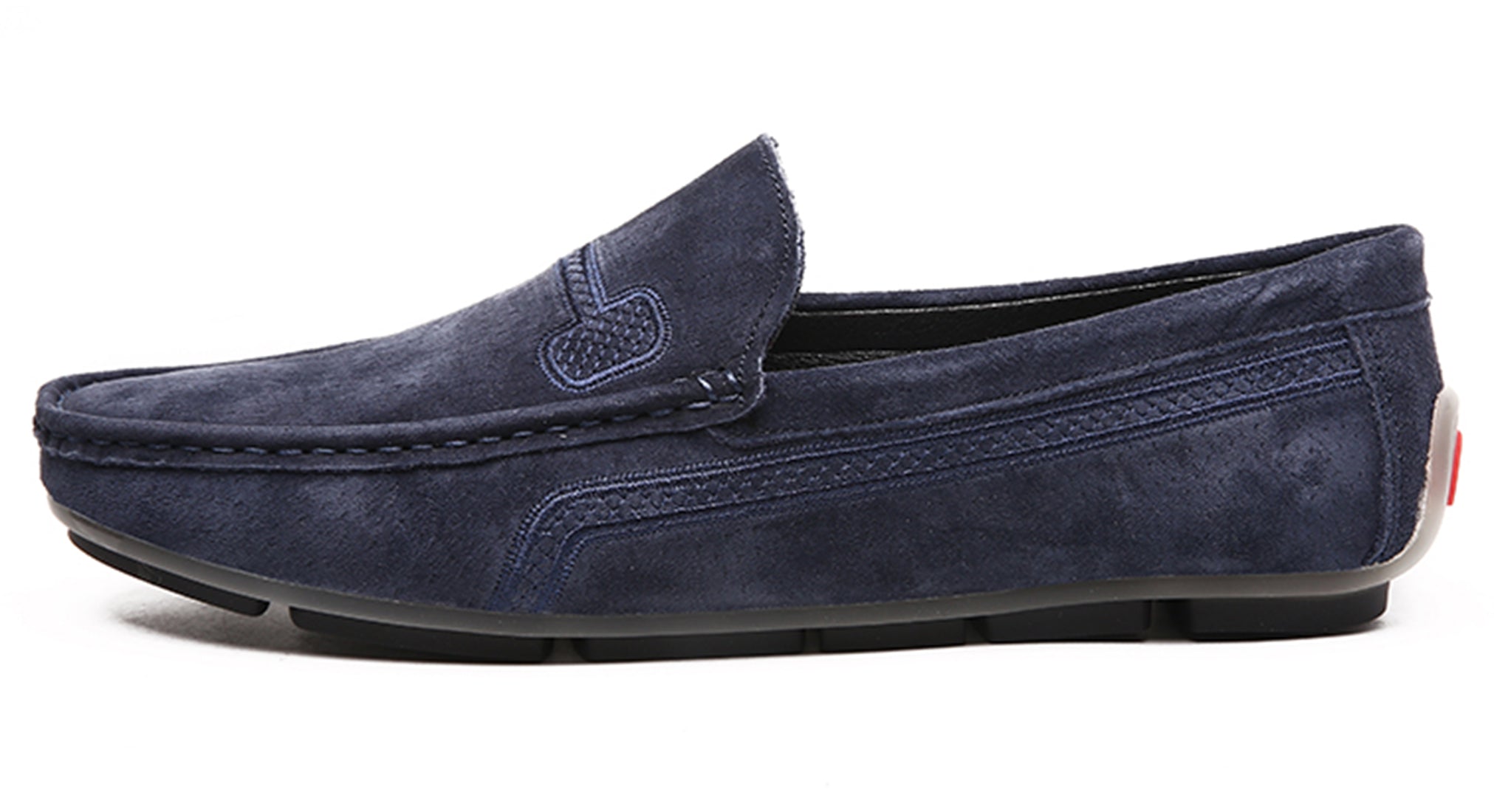 Mocasines de conducción con costuras para hombre