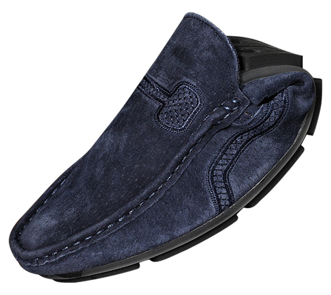 Mocasines de conducción con costuras para hombre