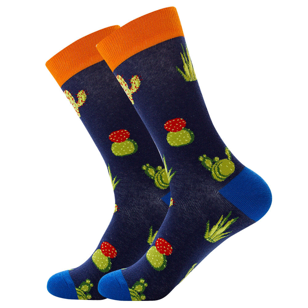 Juego de 1 par de calcetines de algodón divertidos