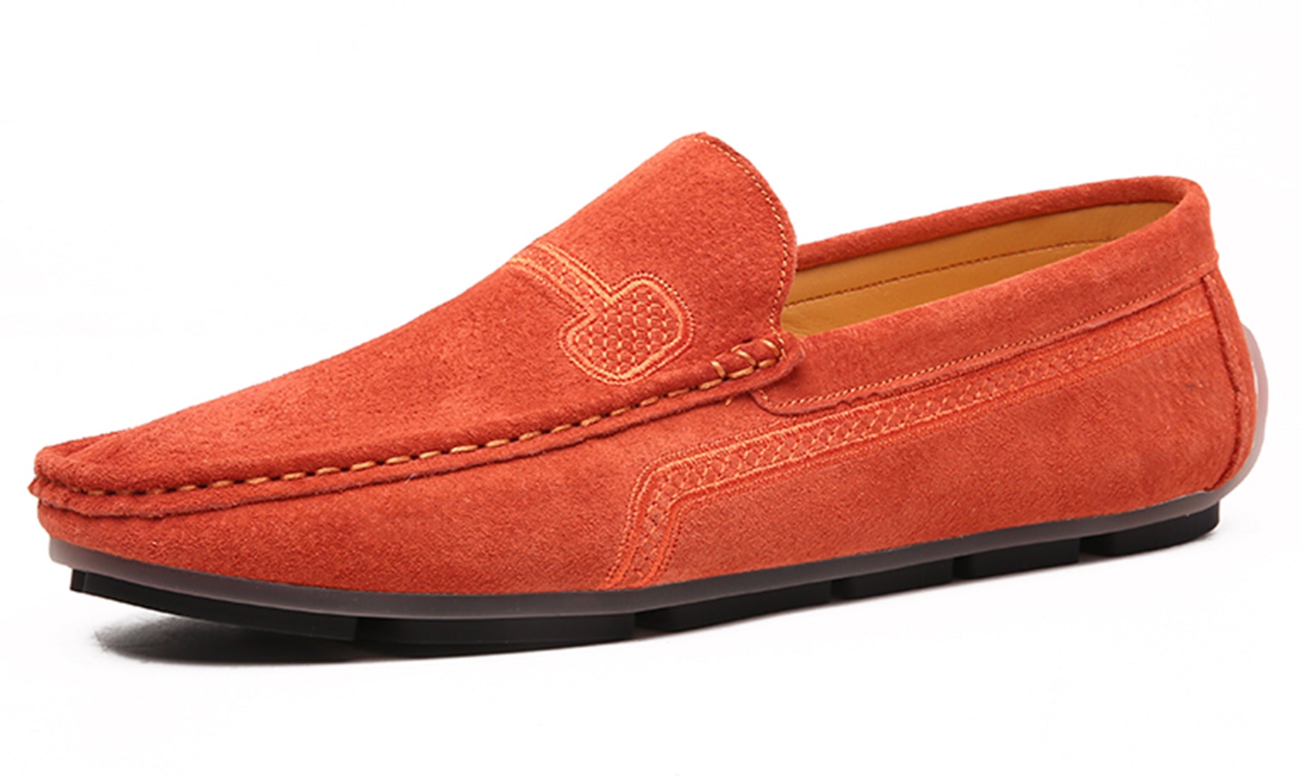 Mocasines de conducción con costuras para hombre