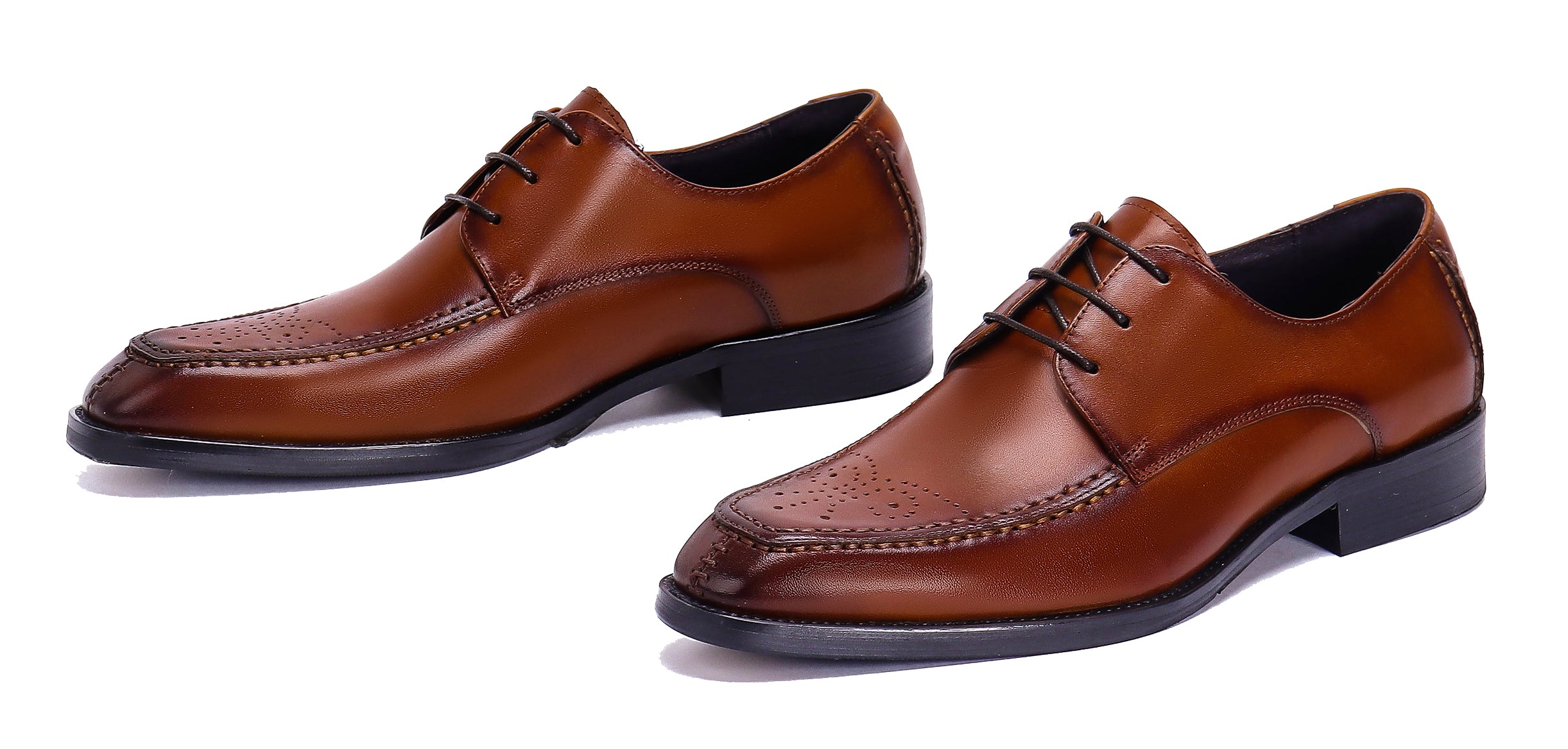 Men's Formal Leather Brogue Derby