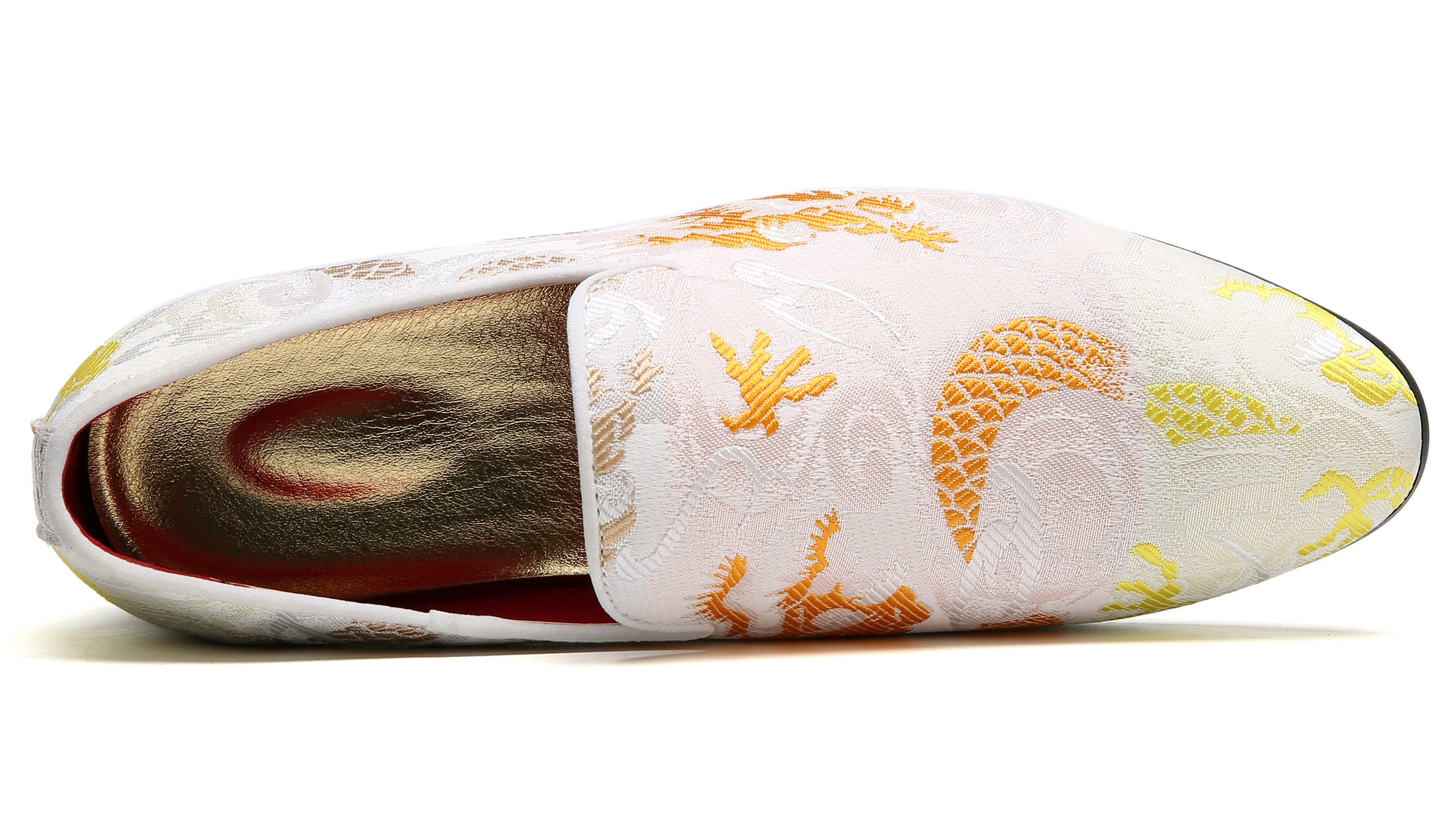 Men's Casual Embroidery Smoking Loafers