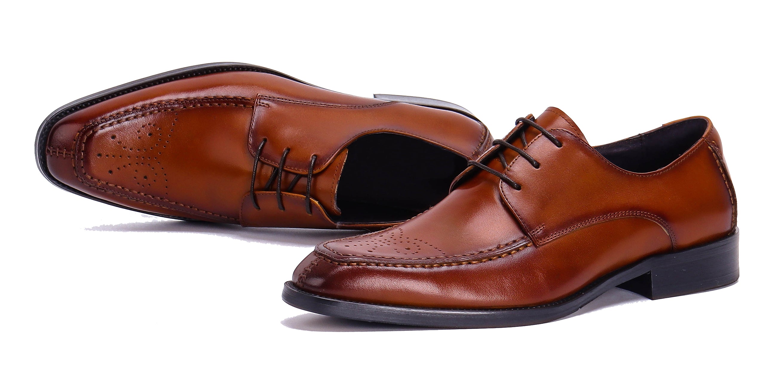 Men's Formal Leather Brogue Derby