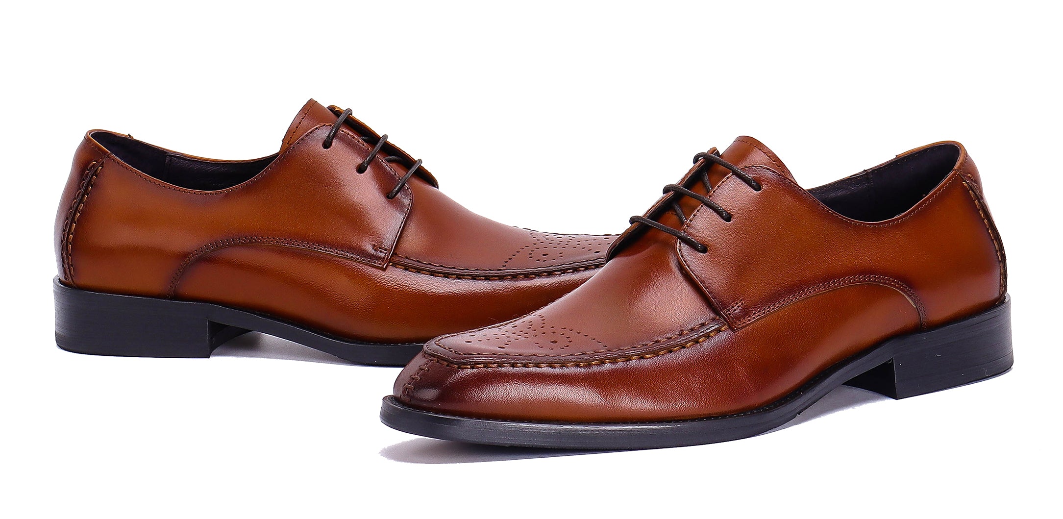 Men's Formal Leather Brogue Derby